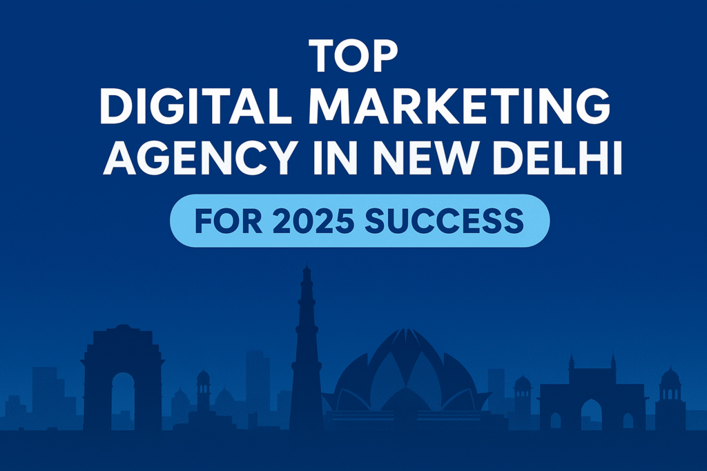 Top Digital Marketing Agency in New Delhi for 2025 Success
